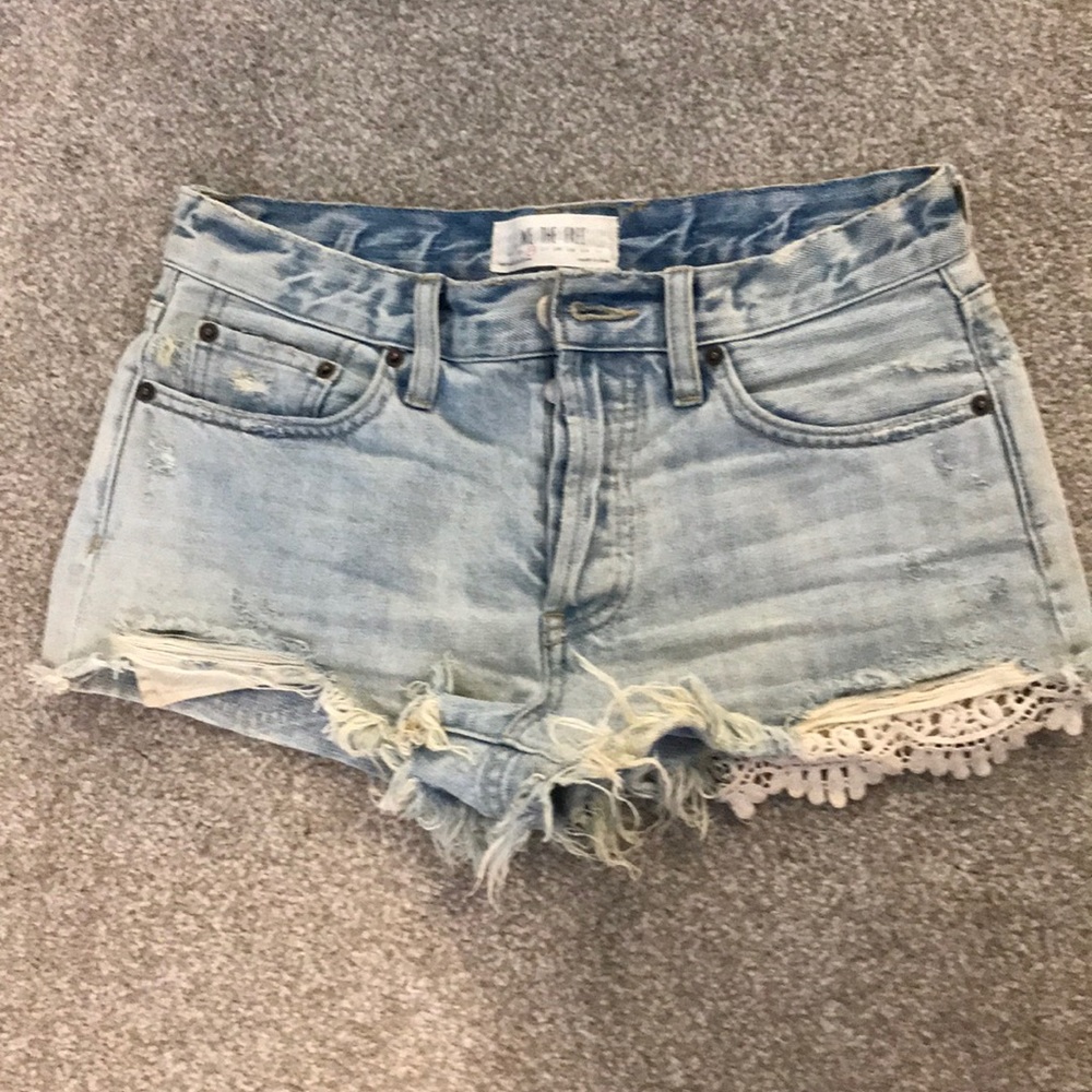 Free people lace shorts